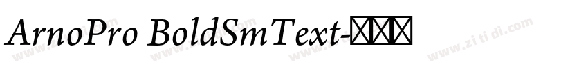 ArnoPro BoldSmText字体转换